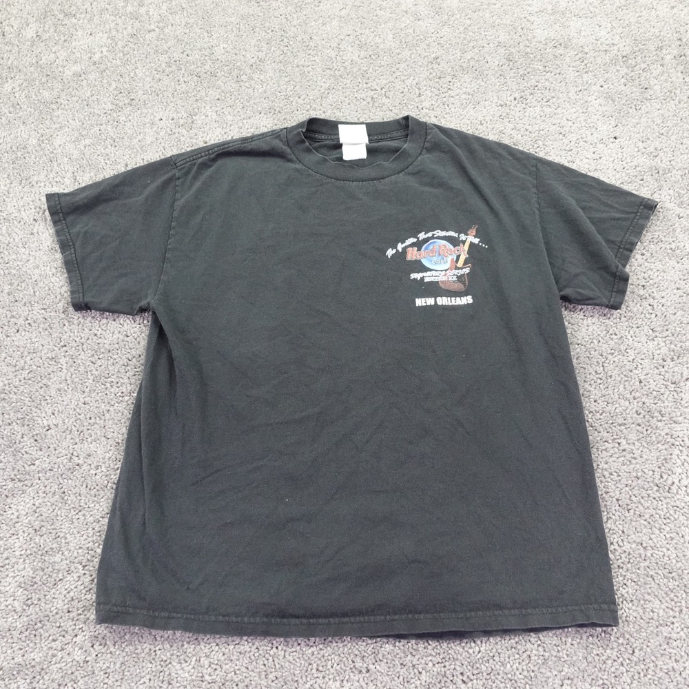 Hard Rock Cafe T Shirt Mens Medium Black Eric Clapton Signature Series Vintage